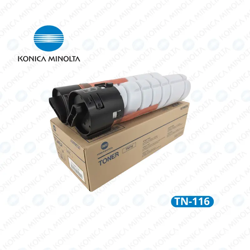 Toner Konica Minolta TN-116 ( A1UC020 ) Bizhub 185 Rendimiento 11,000 páginas