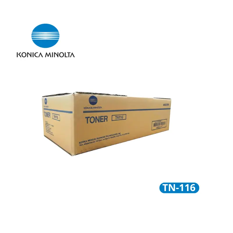 Toner Konica Minolta TN-116 ( A1UC020 ) Bizhub 185 Rendimiento 11,000 páginas