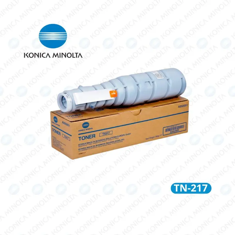 Toner Konica Minolta TN-217 ( A202051 ) BizHub 223 Rendimiento 17,500 paginas