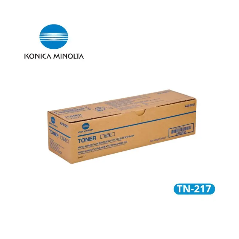 Toner Konica Minolta TN-217 ( A202051 ) BizHub 223 Rendimiento 17,500 paginas