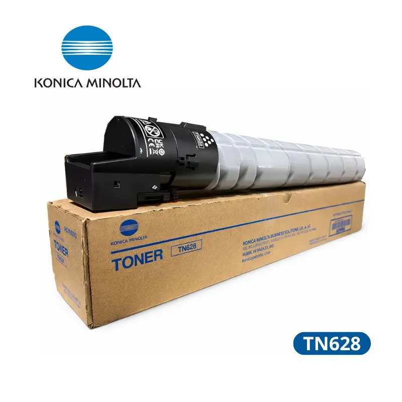Toner Konica Minolta TN-628 (AC79090) Black - BIZHUB 650i Rendimiento 24,000 Paginas.