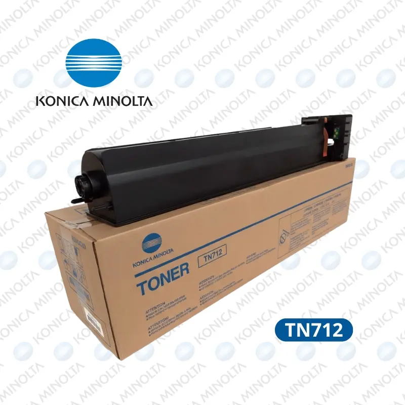 Toner Konica Minolta TN712 (A3VU050) Black - Bizhub 654 47,200 Páginas.