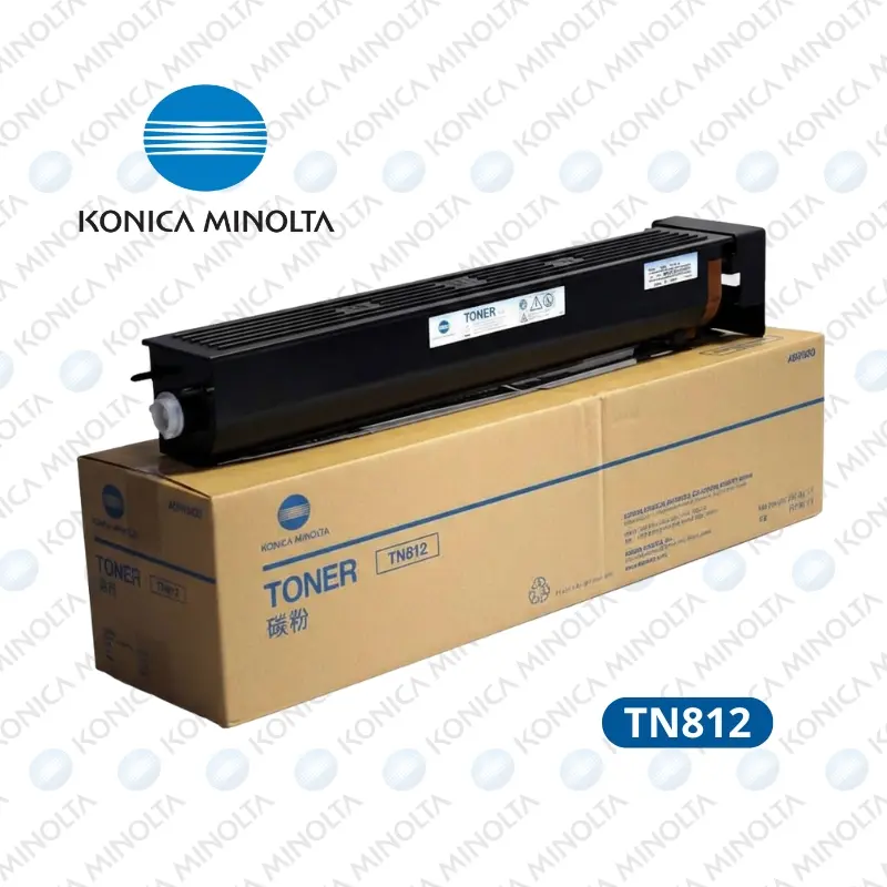 Toner Konica Minolta Tn-812 (A8H5050) Bizhub 758 Rendimiento 40,800 Paginas.