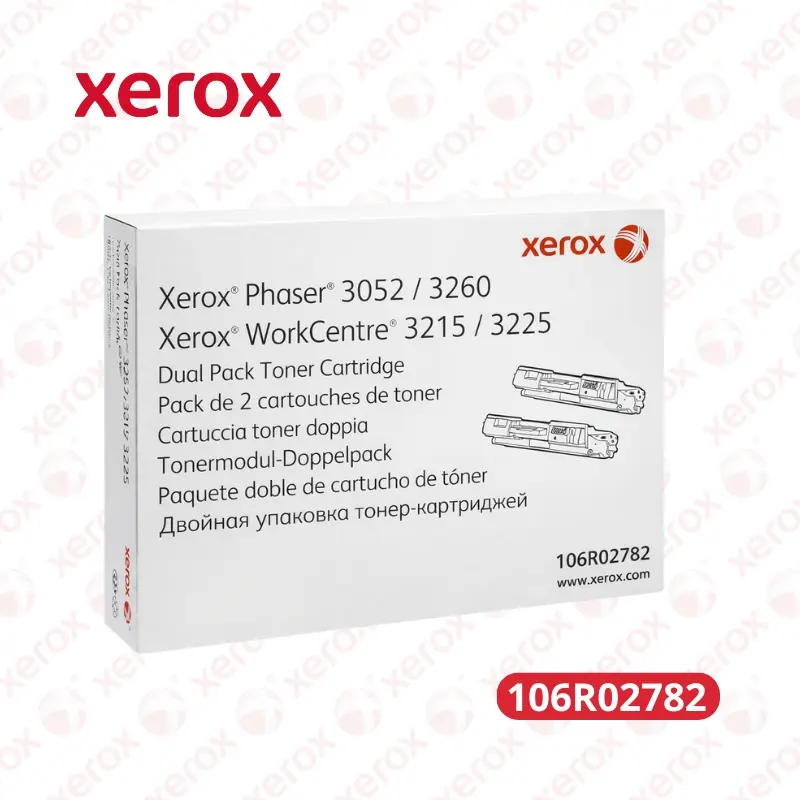 Toner Xerox 106R02782 ( pacPhaser 3052/3260 Wc 3215/3225 Rendimiento 6,000 Paginas.