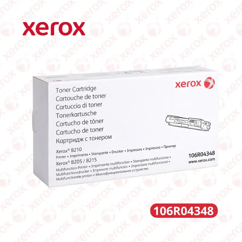 Toner Xerox 106R04348 B210, B205, B215 Rendimiento 3,000 Paginas