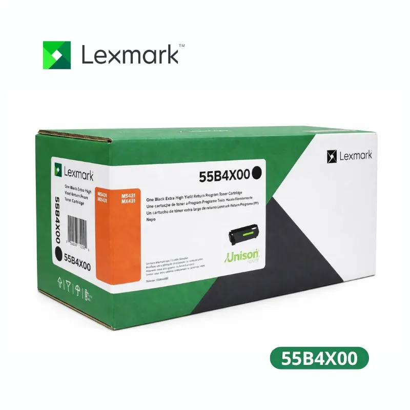 Toner Lexmark 55B4X00, Black MS431, MX431 20,000 Paginas.