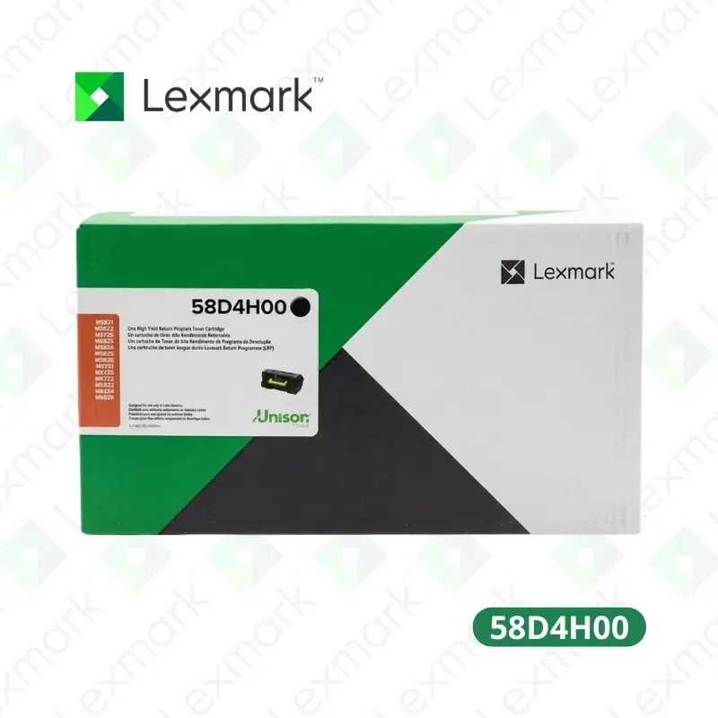 Toner Lexmark 58D4H00, Black MS725, MX822ADE 15,000 Paginas.
