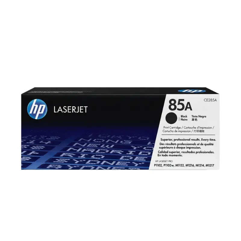 Cartucho de Tóner HP Ce285a Negro LaserJet Original 1,600 Paginas.