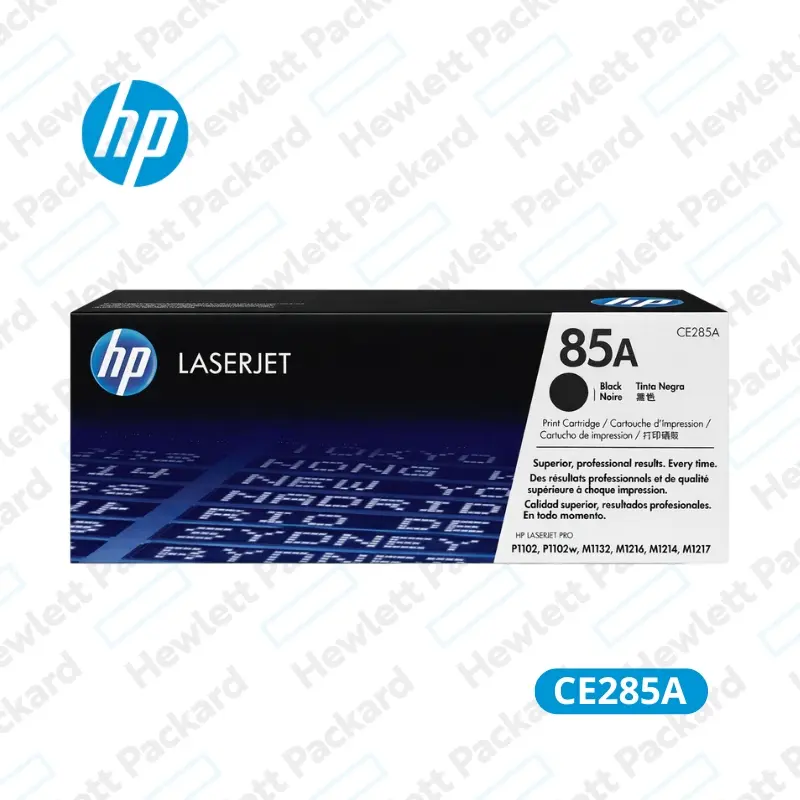 Cartucho de Tóner HP Ce285a Negro LaserJet Original 1,600 Paginas.