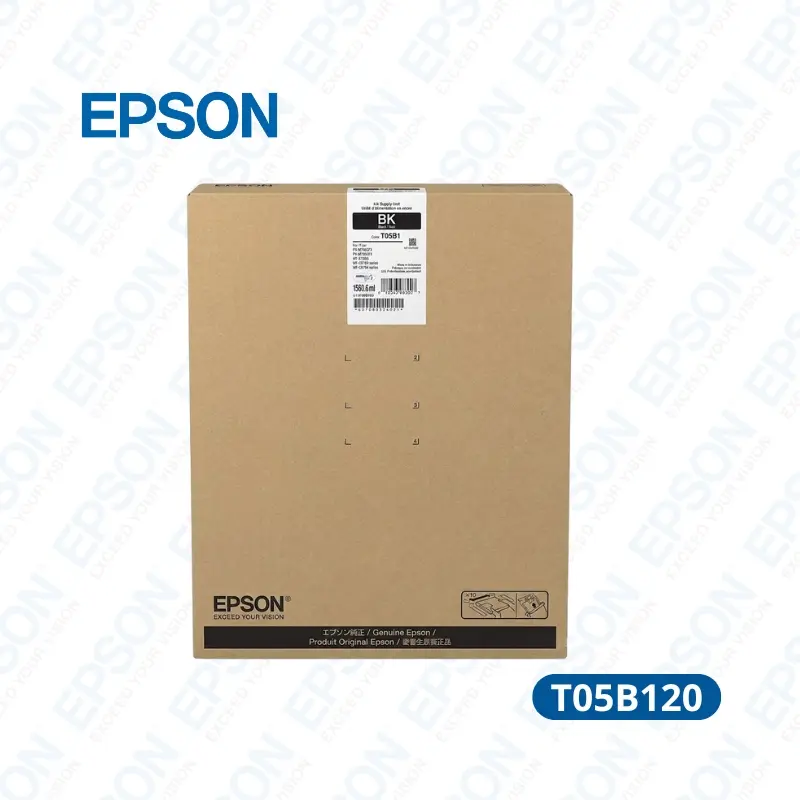 Bolsa De Tinta Epson T05b120 Negro WF-C879R Rendimiento 50,000 Paginas.