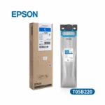 Bolsa De Tinta Epson T05b220 Cyan WF-C879R Rendimiento 50,000 Paginas.