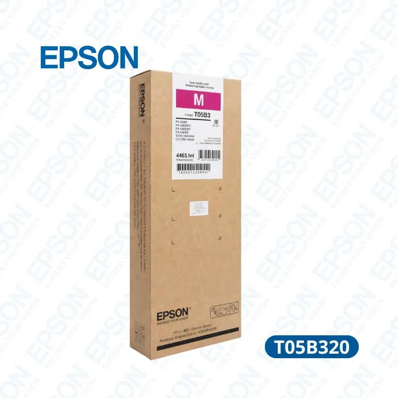 Bolsa De Tinta Epson T05b320 Magenta WF-C879R Rendimiento 50,000 Paginas.