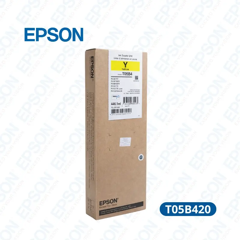 Bolsa De Tinta Epson T05b420 Yellow WF-C879R Rendimiento 50,000 Paginas.