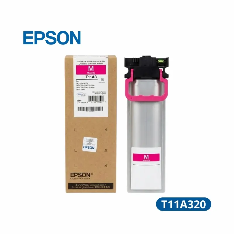Bolsa De Tinta Epson T11a320 Magenta WF-C5810 Rendimiento 5,000 Paginas.
