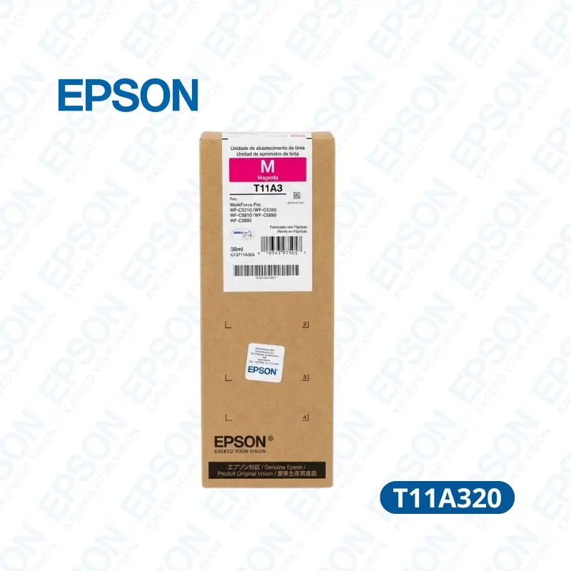 Bolsa De Tinta Epson T11a320 Magenta WF-C5810 Rendimiento 5,000 Paginas.