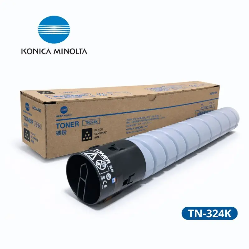 Toner Konica Minolta TN-324K (A8DA190) Bizhub C258 Rendimiento 28,000 páginas.
