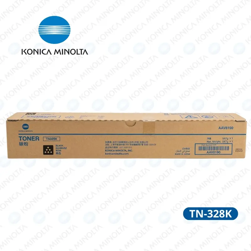 Toner Konica Minolta TN-328K (AAV8130) Bizhub 215 Rendimiento 28,000 páginas.