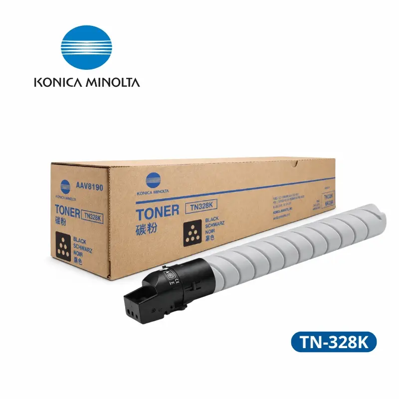 Toner Konica Minolta TN-328K (AAV8130) Bizhub 215 Rendimiento 28,000 páginas.