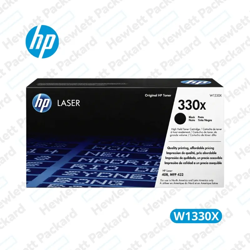 Cartucho de Tóner HP W1330x Negro LaserJet Original 15,000 Paginas.