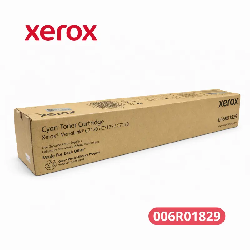 Cartucho de Tóner Xerox 006R01829 Cyan Versalink C7120 Original 18,500 Paginas.