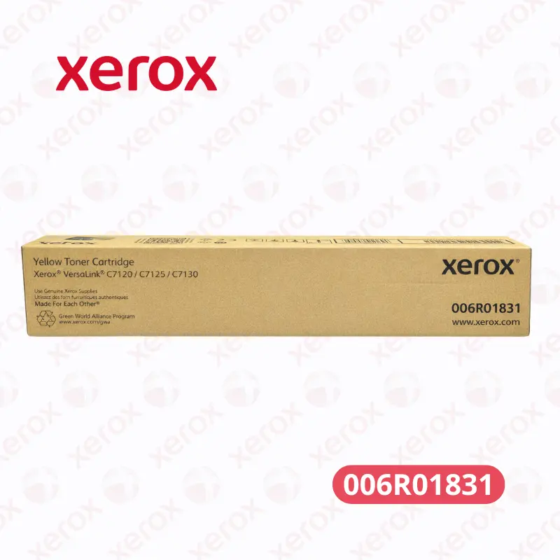 Cartucho de Tóner Xerox 006R01831 Yellow Versalink C7120 Original 18,800 Paginas.