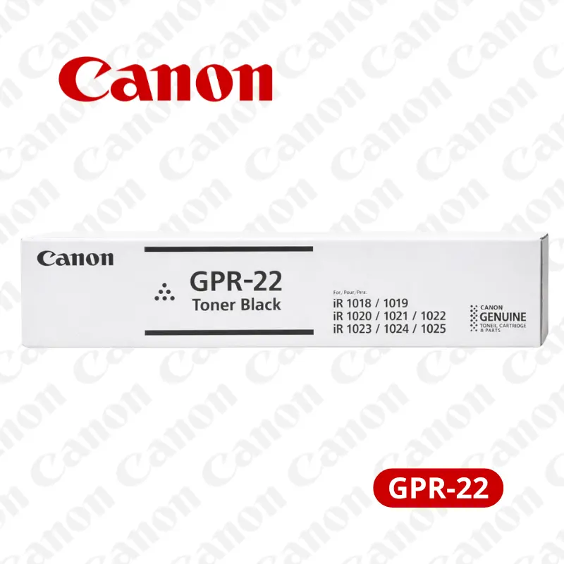 Toner Canon GPR-22 Negro Para imageRUNNER 1018, IR1019, IR1020, IR1021 8,400 Paginas.