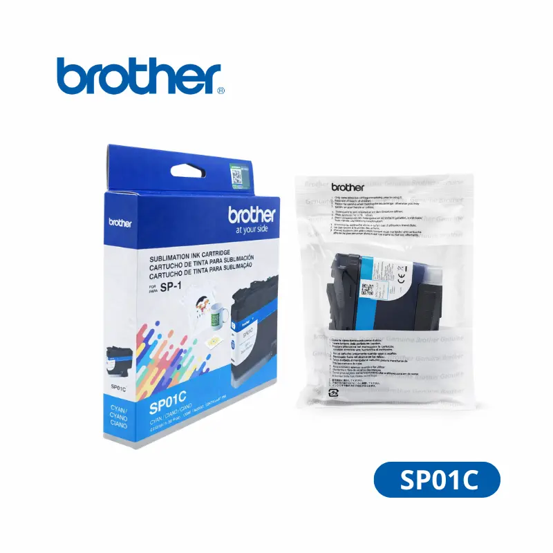 Tinta Brother SP01C (SP01CS) Color Cyan 47.0ml para BROTHER Sublimación SP-1.
