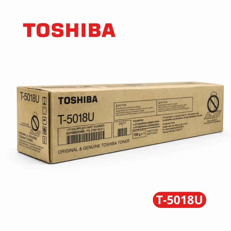 Cartucho de Tóner Toshiba T-5018U Negro e-STUDIO 2518A / 3018A Original 43.900 Páginas.