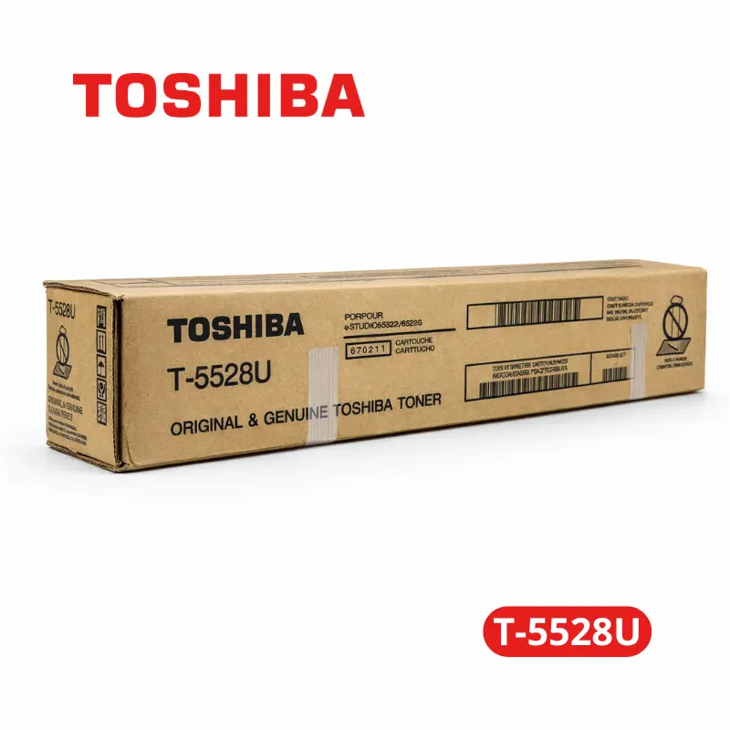 Cartucho de Tóner Toshiba T-5528U Negro e-STUDIO 2528A e-STUDIO 3028A Original 44,000 Paginas.