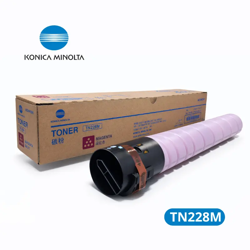 Toner Konica Minolta TN-228M (ACVH391) Bizhub C258 Rendimiento 28,000 páginas.