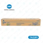 Toner Konica Minolta TN-228Y (ACVH291) Bizhub C258 Rendimiento 28,000 páginas.