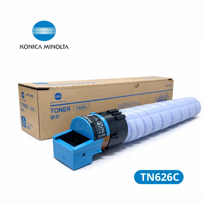 Toner Konica Minolta TN626C (ACV1490) Cyan Bizhub C450i Rendimiento 28,000 páginas.
