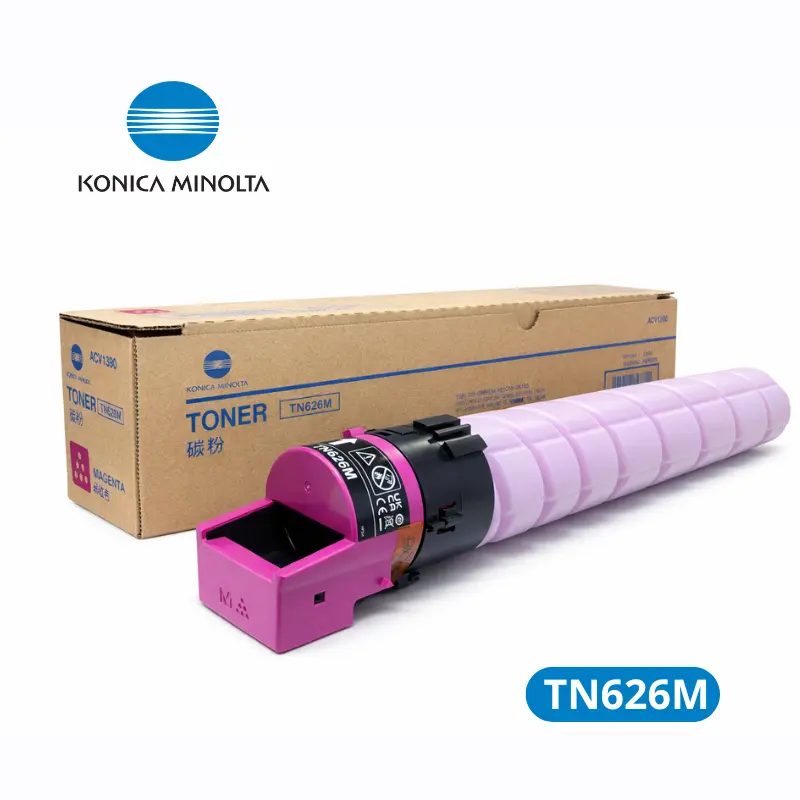 Toner Konica Minolta TN626M (ACV1390) Magenta Bizhub C450i Rendimiento 28,000 páginas.