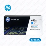 Cartucho de Tóner HP CF451A (655A) Cyan LaserJet Enterprise M652 Original 10,500 Paginas.