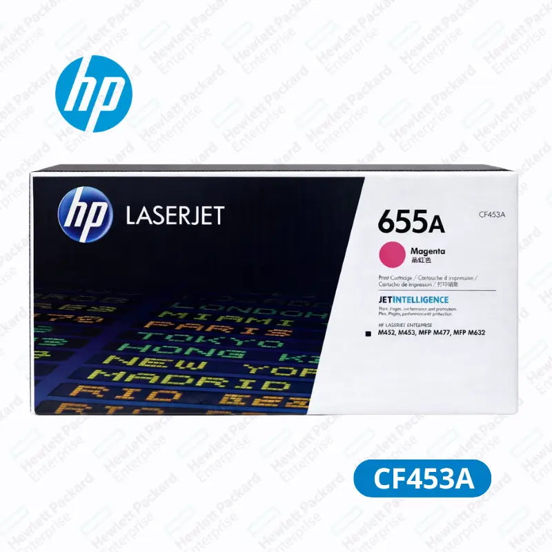 Cartucho de Tóner HP CF453A (655A) Magenta LaserJet Enterprise M652 Original 10,500 Paginas.