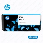 Cartucho de Tinta HP 738 (498N8A) 300ml Negro DesignJet T850, T950 Original 3,650 Paginas.