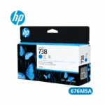 Cartucho de Tinta HP 738 (676M5A) 130ml Cyan DesignJet T850, T950 Original 2,160 Paginas.