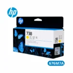 Cartucho de Tinta HP 738 (676M7A) 130ml Yellow DesignJet T850, T950 Original 2,160 Paginas.