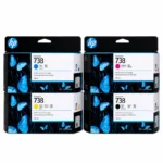 Cartucho de Tinta HP 738 (676M7A) 130ml Yellow DesignJet T850, T950 Original 2,160 Paginas.