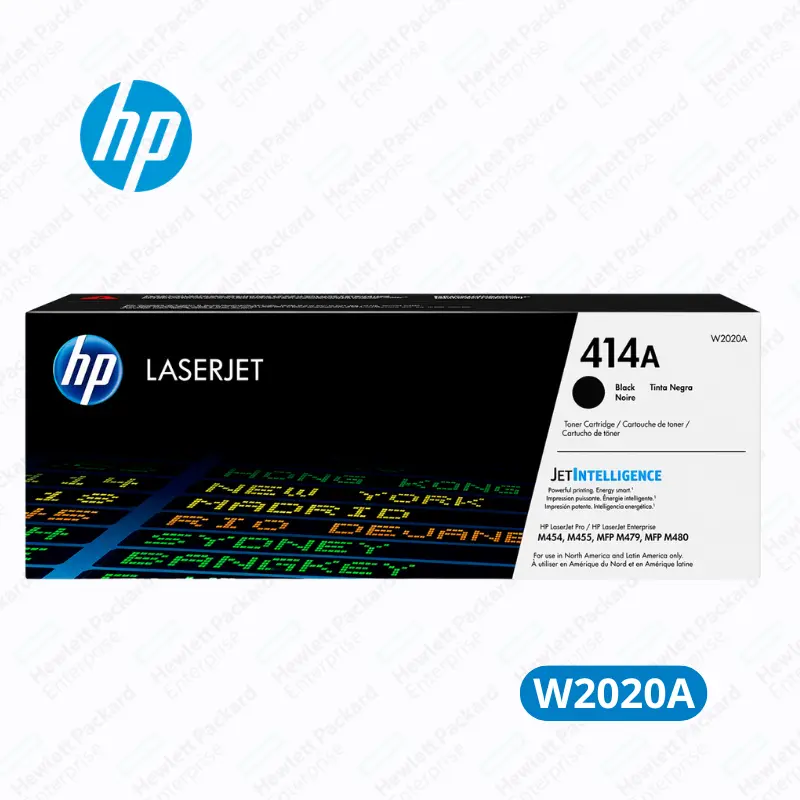 Cartucho de Tóner HP W2020A (414A) Negro LaserJet Pro M454dn, Pro M454dw Original 2,400 Paginas.