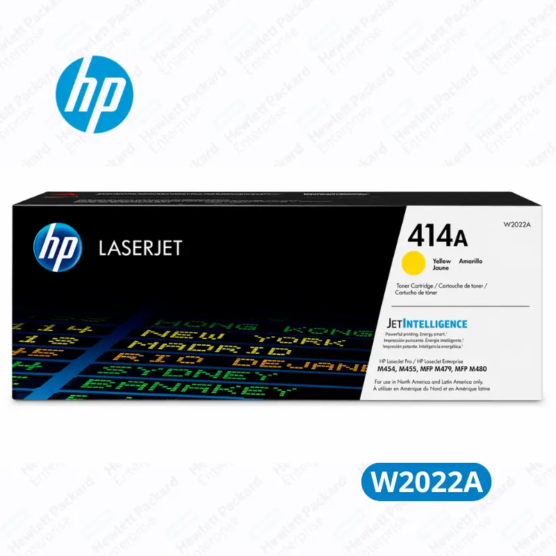 Cartucho de Tóner HP W2022A (414A) Yellow LaserJet Pro M454dn, Pro M454dw Original 2,100 Paginas.