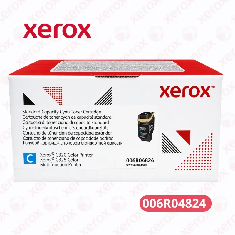 Toner Xerox 006R04824 (Cyan) Color Printer C320 / Xerox Multifuncion Printer C325 1,800 Páginas.