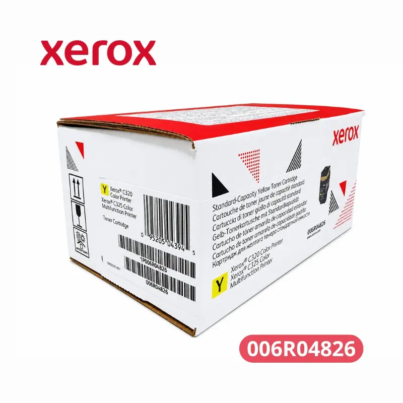 Toner Xerox 006R04826 (Yellow) Color Printer C320 / Xerox Multifuncion Printer C325 1,800 Páginas.