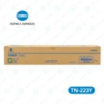 Toner Konica Minolta TN223Y (A9H0290) Yellow Bizhub C227 / C287 Rendimiento 21,000 páginas.