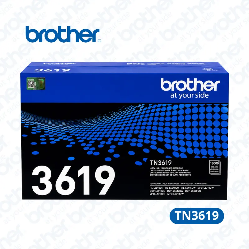 Toner Brother TN-3609 Negro Para Brother HL-L5210DN / DCP-L5510DN / MFC-L5915DW 18,000 Paginas.