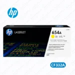 Cartucho de Tóner HP 654A (CF332A) Yellow LaserJet Enterprise M651n, M651dn, M651xh Original 15,000 Paginas.