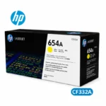 Cartucho de Tóner HP 654A (CF332A) Yellow LaserJet Enterprise M651n, M651dn, M651xh Original 15,000 Paginas.