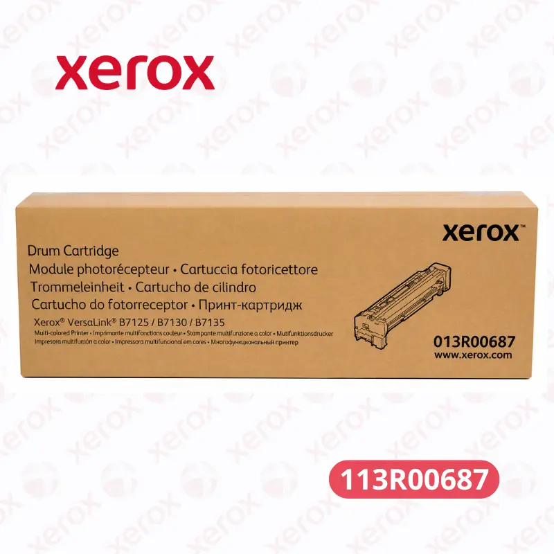 Tambor (Drum) Xerox 113R00687 - Para Xerox VersaLink B7025, B7030, B7035 Rendimiento 80,000 páginas.