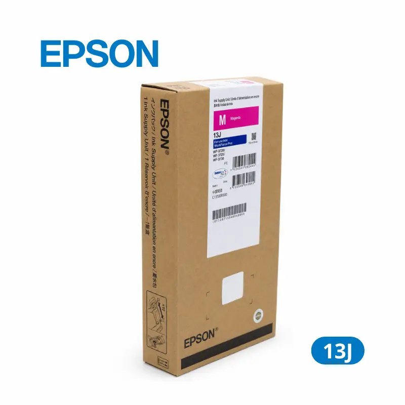 Tinta Epson 13J Magenta (CT13T13J300) Epson WorkForce Pro EM-C8100 / WorkForce EM-C8101 / WorkForce WF-C8100 - 20,000 Paginas.