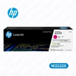 Cartucho de Tóner HP 222X (W2223X) Magenta LaserJet Pro 3201, 3203dn, 3203dw 3204dw, 3288dn, 3288dw. Original 2,500 Paginas.